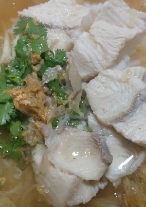 รูปของ ข้าวต้มปลากระพง🐟