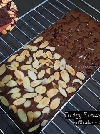 Langkah Mudah untuk Membuat Resep Fudgy Brownies (with Shiny Crust) yang Bikin Ngiler Anti Ribet, Sempurna