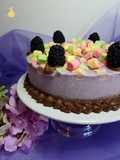 Tarta helada de moras y marshmallows!!!