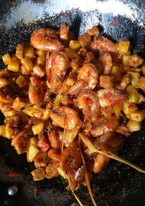 Foto resep Sambal goreng udang kentang tempe