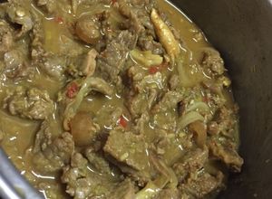 Hình của món Thịt bò kho sả ớt.