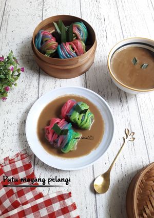 Foto resep Putu mayang pelangi