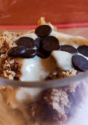 Une photo de Verrines dessert - Pruneaux bananes