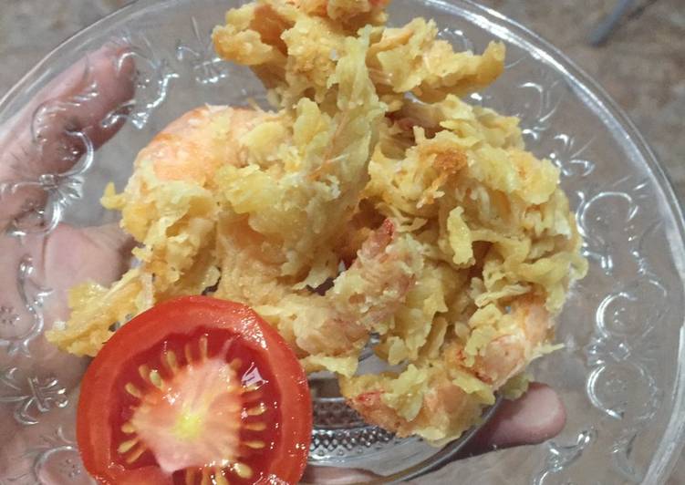 Resep Udang crispy 🦐🦐 (ga pake telur) Sederhana