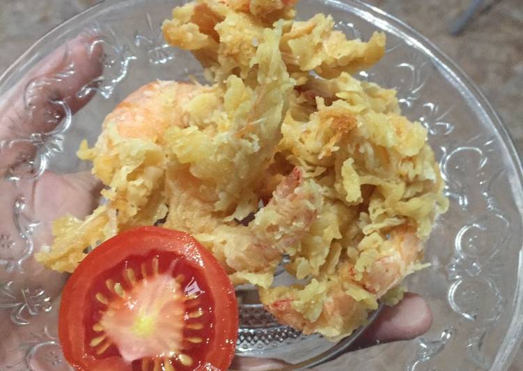 Udang crispy 🦐🦐 (ga pake telur)
