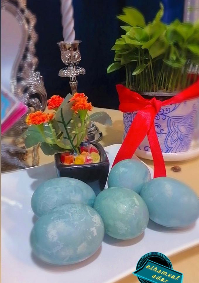 عکسی از دستور تخم مرغ هفت‌سین