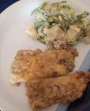 Filete de corvina fritas