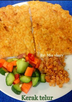 Foto resep Kerak telur ala betawi rumahan