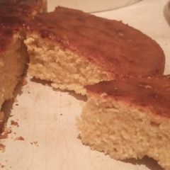 A picture of Ugali cake.