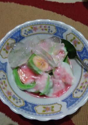 Foto resep Es pisang ijo #BikinRamadanBerkesan