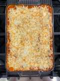 Lasagna made with fresh Ground Turkey