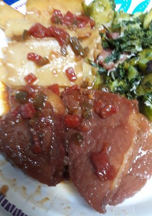 A picture of Stewed Ham.