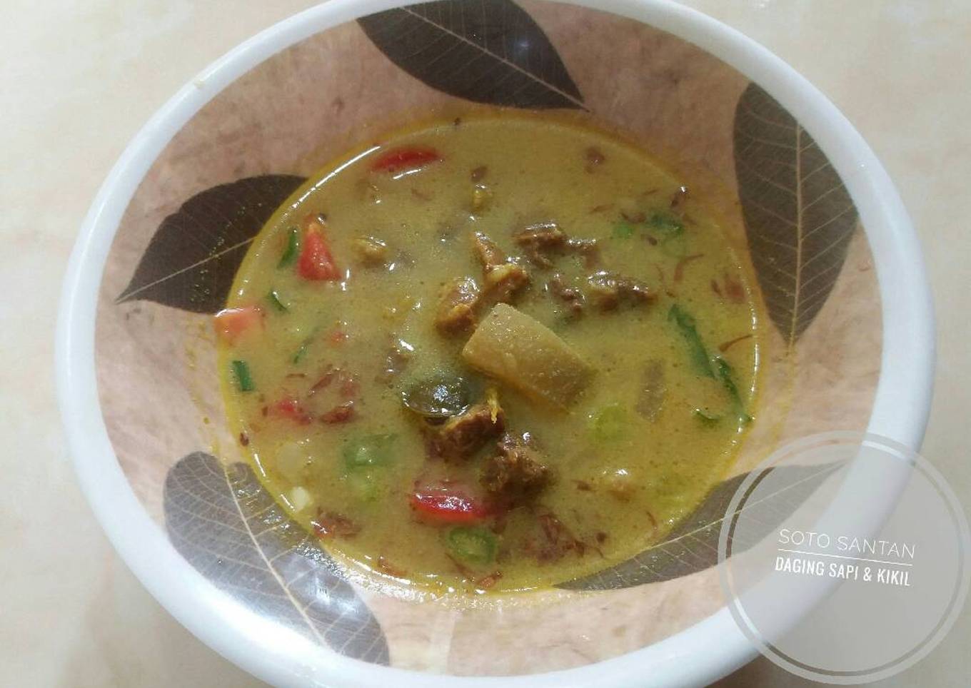 Soto Santan Daging Sapi, Babat dan Kikil #KitaBerbagi