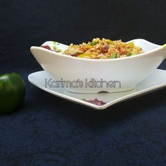 A picture of Spicy minced meat scrambled eggs.