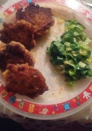Una foto de Torrejas de arroz con carne molida