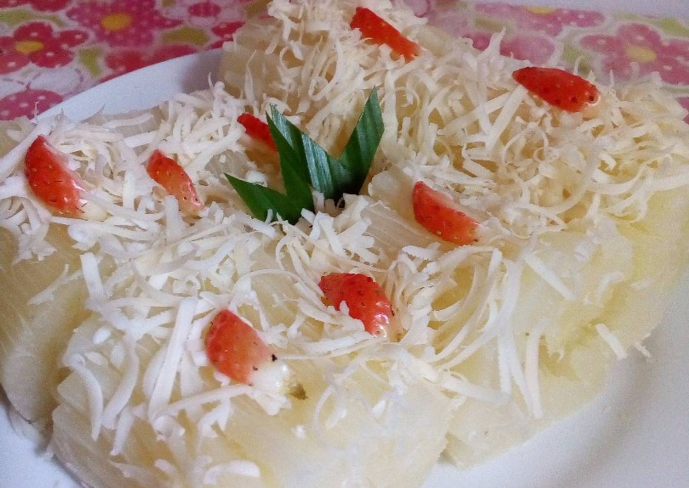 Singkong Rebus Keju