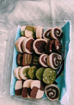 A picture of Japanese cookies - ice box cookies(アイスボックスクッキー).