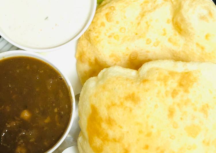 My Favourite- CHOLE BHATURE (indian)