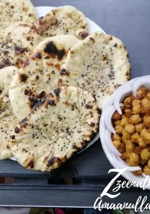 A picture of Homemade Chole Kulche.