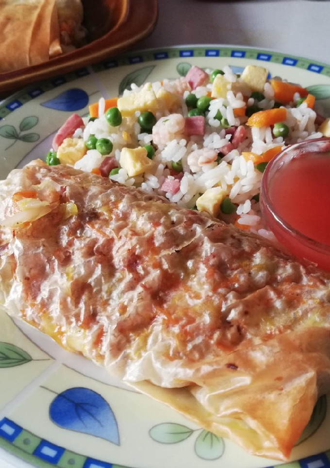 Una foto de Rollitos de primavera 🥢🥡