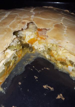 Una foto de Tarta de zapallitos