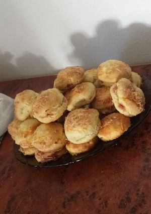 Sonkás pogácsa recept fotója