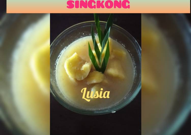 Kolak pisang dan singkong