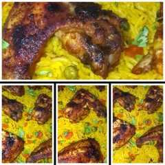 أرز 🍚في الفرن بأجنحة الدجاج 🐔-レシピのメイン写真