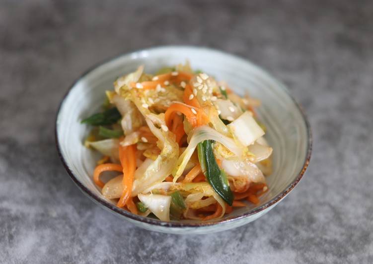 Simple Way to Prepare Homemade Auntie Eiko’s inspired kimchi 🌶🥬