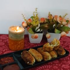 A picture of SweetCorn veggies cutlets.