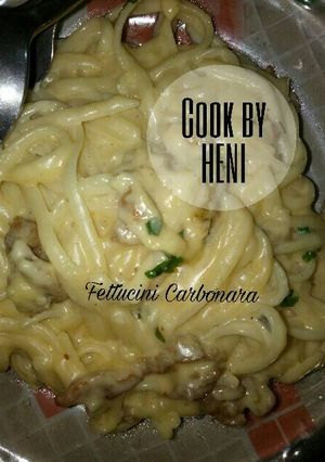 Foto resep Fettucini Carbonara