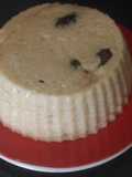 Pudin individual con miel y almendras