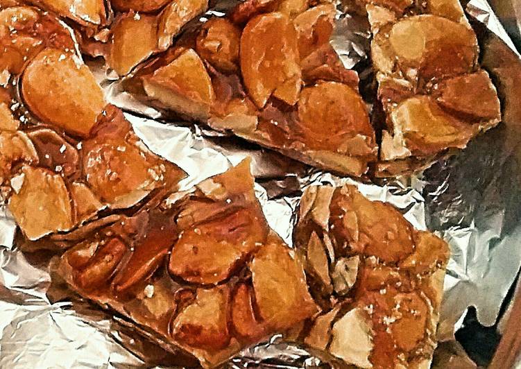 Turrón de Guirlache de Aragón (Dulces de Navidad-3)