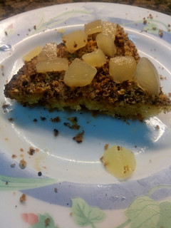 Una foto de Tarta bizcocho de chocolate y almendras