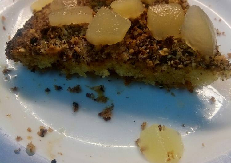 Tarta bizcocho de chocolate y almendras