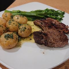 A picture of Greek Lamb Chops.