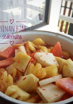 Foto resep Asinan buah sederhana, cepat dan enak