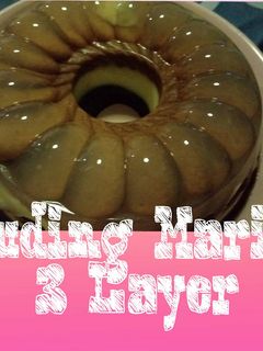 Foto resep Puding 3 leyer