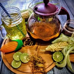 Corn Silk Tea. A picture of Corn Silk Tea..