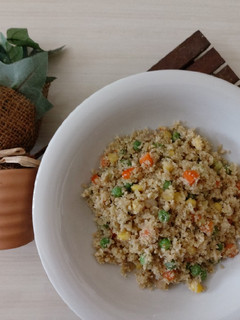 Foto resep 'Nasi' goreng kembang kol pedas