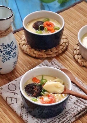 Foto resep Silky Chawan Mushi (Japanese Steamed Egg)