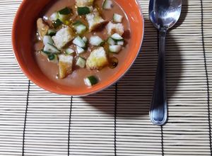 Una foto de Gazpacho andaluz