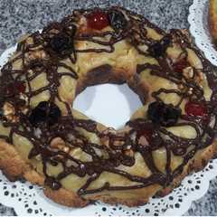 Una foto de Rosca de pascua o reyes sin tacc