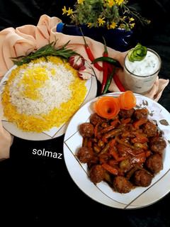 عکسی از دستور خورشت لوبیا سبز و هویجsolmaz