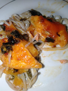 Foto resep Salmon Kani Mentai Shirataki