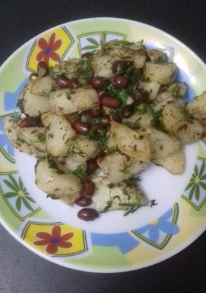 A picture of Falahari aloo.