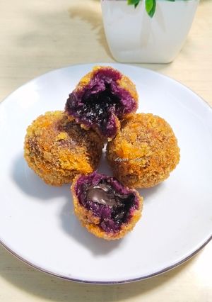 Foto resep Bola Ubi Ungu Lumer