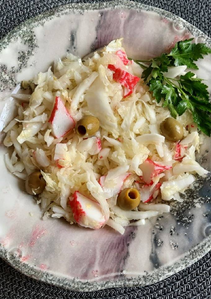 Салат з крабовими паличками