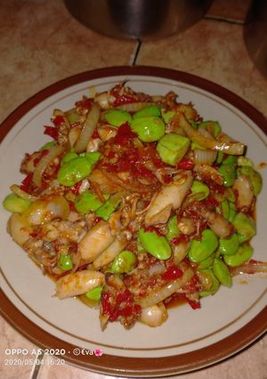 Foto resep Cumi asin Pete