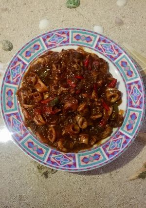 Foto resep Cumi Saus Padang